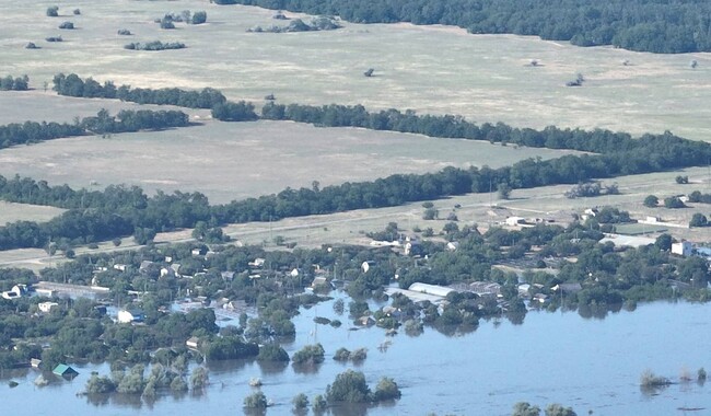 Последствия затопления Каховской ГЭС. Фото: NAVKA/KP.UA