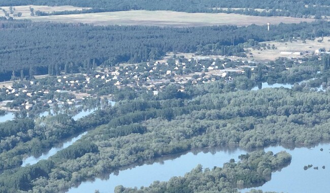 Последствия затопления Каховской ГЭС. Фото: NAVKA/KP.UA