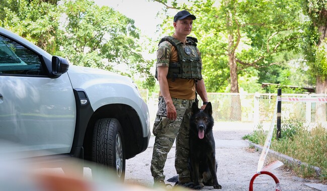 Вбивство запорізького чиновника Максима Денщика. Фото: facebook.com/UA.National.Police