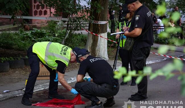 Вбивство запорізького чиновника Максима Денщика. Фото: facebook.com/UA.National.Police