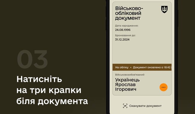 Пошаговая инструкция, как сгенерировать копию военного билета в Резерв+. Фото: t.me/ministry_of_defense_ru