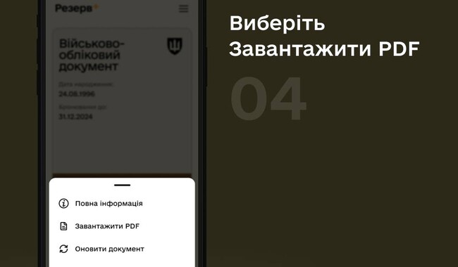 Пошаговая инструкция, как сгенерировать копию военного билета в Резерв+. Фото: t.me/ministry_of_defense_ru