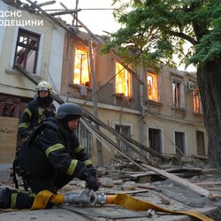 Российская  атака на Одессу 17 июня. Фото: t.me/dsns_telegram