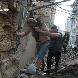 Российская  атака на Одессу 17 июня. Фото: t.me/dsns_telegram