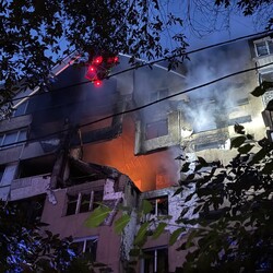Удар по Одессе в ночь на 3 июня. Фото: t.me/dsns_telegram