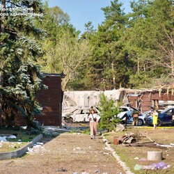 Росийский удар по Запорожскому району 6 августа. Фото: t.me/ivan_fedorov_zp 