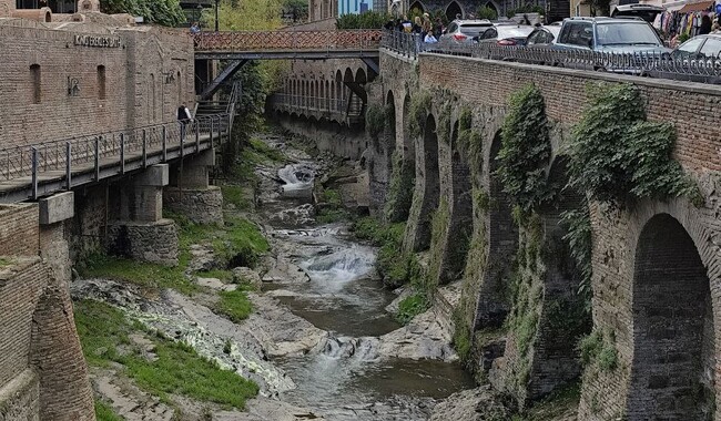 Район серных бань, Тбилиси. Фото: автор