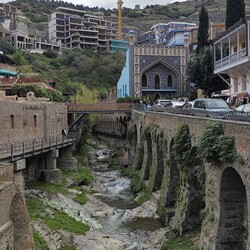 Район серных бань, Тбилиси. Фото: автор