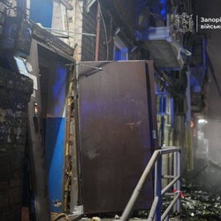 Российский удар по Запорожью в ночь на 26 листопада. Фото: t.me/ivan_fedorov_zp