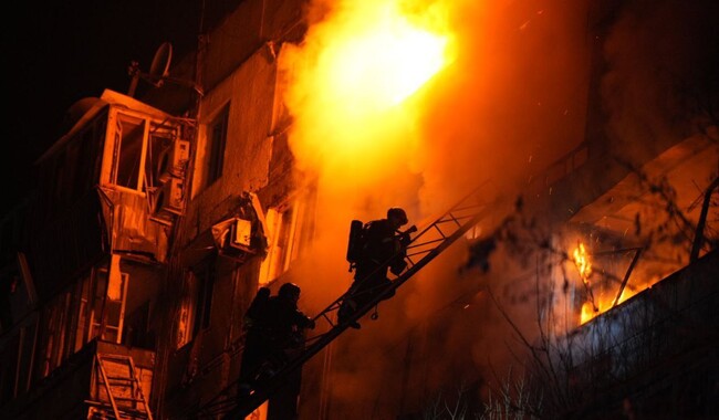 Російський удар по Запоріжжю 16 грудня. Фото: t.me/ivan_fedorov_zp