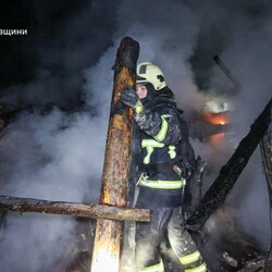 Удар по Богодухову 11 февраля. Фото: t.me/dsns_telegram