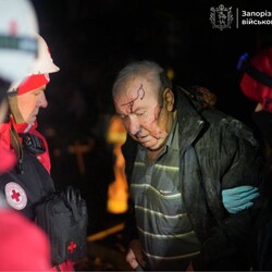 Удар по Запоріжжю 26 лютого. Фото: t.me/ivan_fedorov_zp