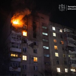 Удар по Запоріжжю 26 лютого. Фото: t.me/ivan_fedorov_zp