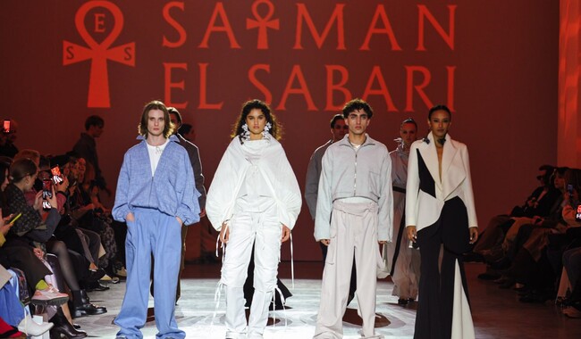 Бренд Saiman El Sabari. Фото: Владимир Босак (Ukrainian Fashion Week)