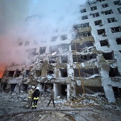 Удар рф по Одессе 16 апреля. Фото: t.me/odeskaODA