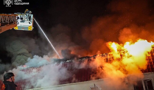 Російська атака на Одесу 24 квітня. Фото: t.me/odeskaODA